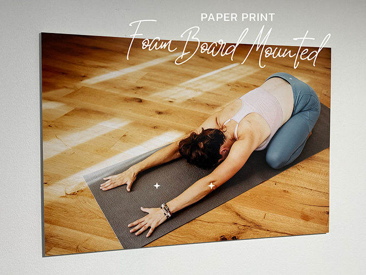 Foam Board Mounted Print