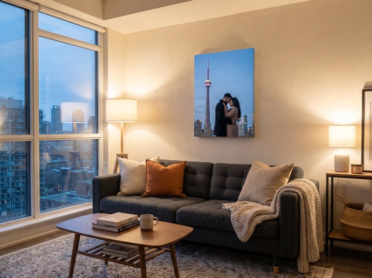 Toronto Valentine’s Day Gift Guide: Canvas Prints for Condo Living (That Don’t Eat Your Wall Space)