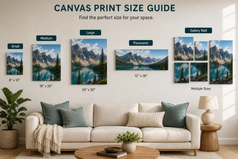Canvas Print Size Guide for Toronto Homes, Condos, and Gallery Walls