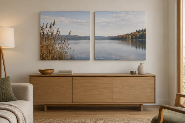 One Landscape, Two Canvases: Plan the Gap Before Splitting Your Photo