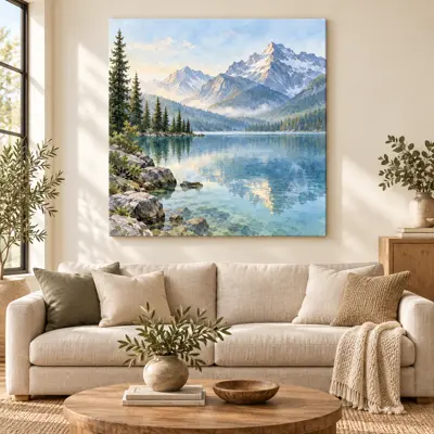 Example artwork displayed on a wall for Create original wall art